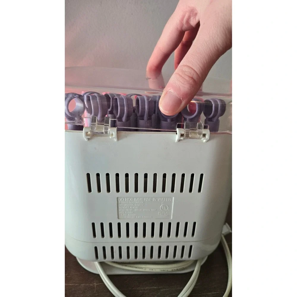 RETRO Conair More Hot Sticks Instant Heat  20pc Pink Purple Rollers Works!‎
